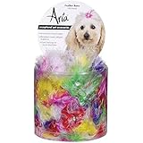 Aria Feather Dog Bows Canister, 100-Pack
