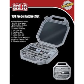 130 Piece Ratchet Set by Innovage, Inc.