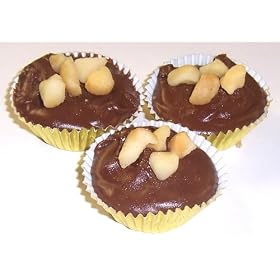 Scott's Cakes Milk Chocolate Macadamia Nut Clusters in a Decorative Box
