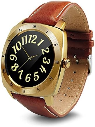 MEAFO ME88 Smart Watches Heart Rate Waterproof Bluetooth Men Decent Smartphone Wristwatch Phone For IOS Apple Iphone 5s/6/6s Android HuaWei XiaoMi (Gold)