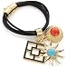 Trina Turk Jewelry Leather Charm Black Bracelet