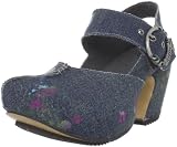 John Fluevog Women's Guide Denim Platform Pump,Denim,6 M US