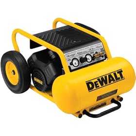 DEWALT D55171 1.5 HP 7.5 Gallon Wheeled Electric Portable Compressor