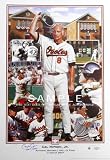 Cal Ripken Jr. Baltimore Orioles - Ironman - Autographed Lithograph with HOF Inscription