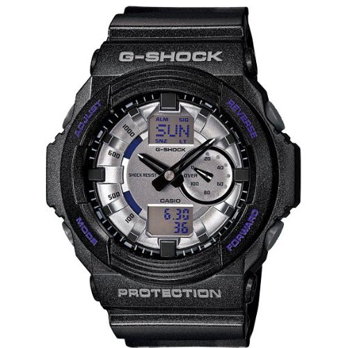 Casio G Shock Anti-magnetic Blue Dial White Resin Mens Watch GA150MF-7ACR