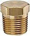 Dixon Valve HHP3M Brass Fitting, Hex Head Plug, 3/8