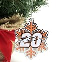 TONY STEWART OFFICIAL METAL SNOWFLAKE CHRISTMAS ORNAMENT