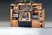 Southwestern Glamour Style Wood Oak Finish Entertainment Center, Fits 40-60TV