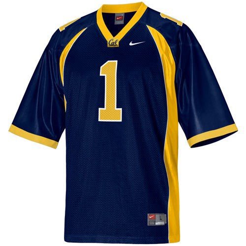 Nike Cal Golden Bears #1 Navy Blue Youth Replica Football Jersey