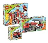 LEGO DUPLO VILLE 4977 5601 5603 Pompiers Set Deluxe