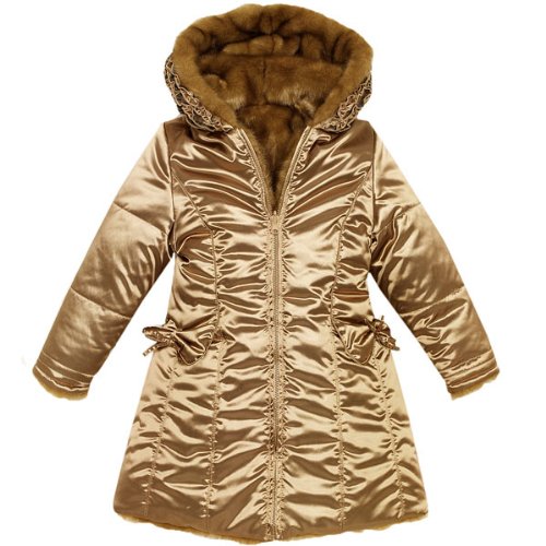 Childrens Toyshop  Apparel : fur-lined metallic coat