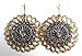 Clara Beau 14K Gold Plated Filigree Flower title=