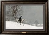 Winter At Valley Forge- Arnold Friberg- Gallery Quality Framed Art Print- Giclee Edition- Washington Winter Picture