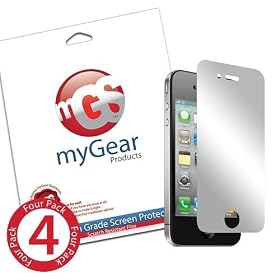 myGear Products Mirage Screen Protector Film for iPhone 4 - (4 Pack) Mirror