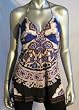 Hale' Bob Printed Silk Jersey Halter