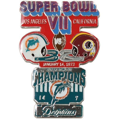 Miami Dolphins Historic Super Bowl Collectors Pin - Super Bowl VII