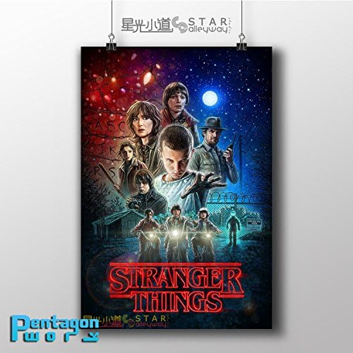 Stranger Things TV Series Poster Small Prints 540-001 Popular TV Show,Wall Art Decor for Dorm Bedroom Living Room (A3|11x17inch|29x42cm)