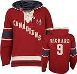 Maurice Richard Montreal Canadiens Long Sleeve Lace NHL Alumni Jersey