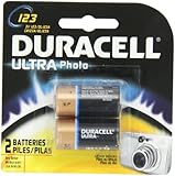 Duracell Ultra Photo 123 3v Batteries 2 Count