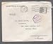 Jerusalem to USA WWII Censored Mail Jewish Welfare Fund Cover with Palestine Stamp