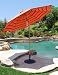 9 ft Rotational Tilt Wood Patio / Market Umbrella by Galtech - Quick Ship