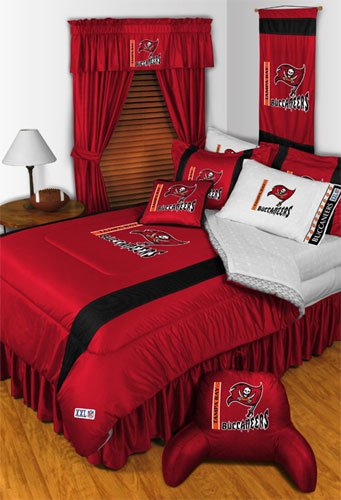 NFL Tampa Bay Buccaneers 4pc Twin Bedding Set Comforter and Sheets