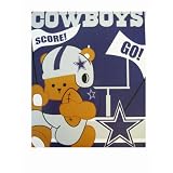 Dallas Cowboys NFL Logo Raschel Royal Plush Blanket Throw size new
