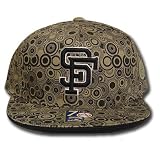 MLB SAN FRANCISCO GIANTS FLAT BILL HAT CAP BLACK 7 1/2
