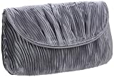 La Regale  Vertical Wave Pleated Soft Clutch 24191 Clutch