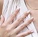 2014 Susenstore 5pcs/set Rings Urban Gold Stack Plain Cute Above Knuckle Ring Band Midi Ring