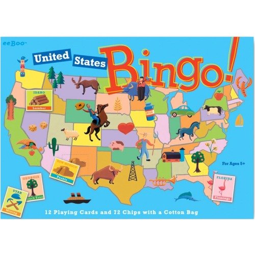 Childrens Toyshop  Toys : eeBoo USA Bingo Game