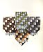 Silk printed Gradual Square Design Pattern Tie