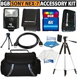 8GB Deluxe Accessory Kit For Sony NEX-7 NEX7 Digital Camera Includes 8GB SD ....