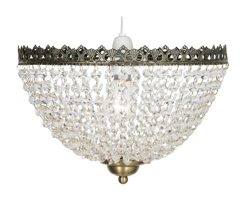 Oaks Lighting Ekon Antique Brass Frame/ Glass 