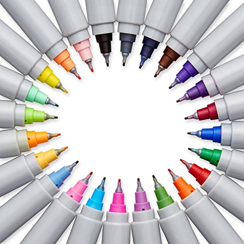 Sharpie Ultra Fine Point Permanent Markers, 24-Pack, 80's Glam Assorted Colors (32893PP) - Thumbnail 2