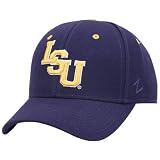 NCAA Zephyr LSU Tigers Purple DH Letter Fitted Hat (7 1/8)