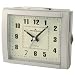 Precision MSF Radio Controlled Bell Alarm Clock, Silver