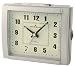 Precision MSF Radio Controlled silver case Bell alarm clock with light & snooze