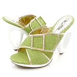 Wild Rose Vixen11 Heels Green 6 Green