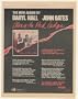 1979 Daryl Hall John Oates Along The Red Ledge Print Ad (45467)