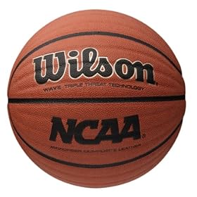 Click here to buy Wilson NCAA Wave Microfiber Composite Basketball, Orange.