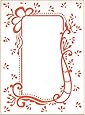 Ecstasy Crafts Marianne Design Embossing Folder, Anja's Decorative Rectangle, 5 by 5-Inch