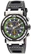 Chase-Durer Men's 224.2BE-LEA Trackmaster Pro Chronograph 2nd Edition Green-Stitched Leather Watch