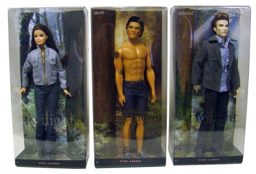 Barbie Twilight Series Dolls - Bella Swan, Edward Cullen, & Jacob Black