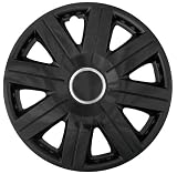 Cartrend 70271 Radzierblenden Set Cosmos Black, 4-teilig, 40,64 cm ( 16 Zoll )