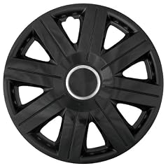 Cartrend 70271 Radzierblenden Set "Cosmos" Black, 4-teilig, 40,64 cm ( 16 Zoll )