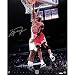 Chicago Bulls Michael Jordan Autographed One-Handed Dunk Photo (Hall of Fame Edition, Unframed)