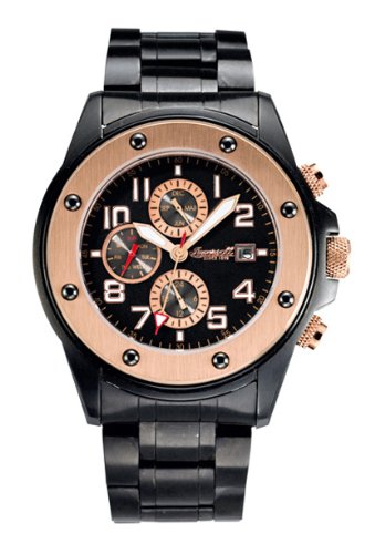 Ingersoll Unisex-Armbanduhr Harlem AnalogAutomatik Edelstahl beschichtet IN3201RBK Preisvergleich