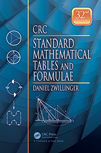 CRC Standard Mathematical Tables and Formulae, 32nd Edition (Advances in Applied Mathematics)