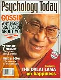 Psychology Today June 2001 The Dalai Lama on Happiness, Gossip, 7 Sins of Memory, The Science of Meditation (Vol 34 No 3)